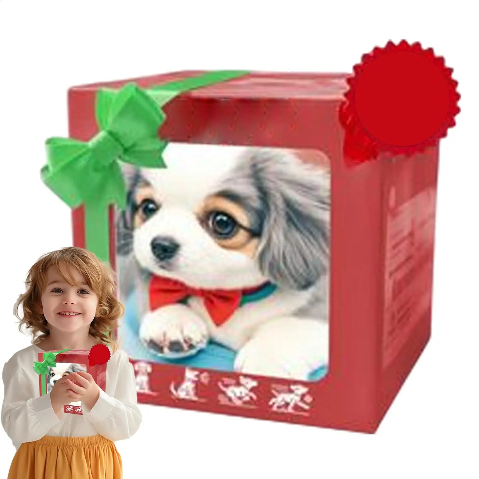 2025 New Robot Dog, Robot Puppy, Realistic Robots Puppy, Cute Dogs Plush Doll Toy Gift Cartoon Children's Puppy Doll